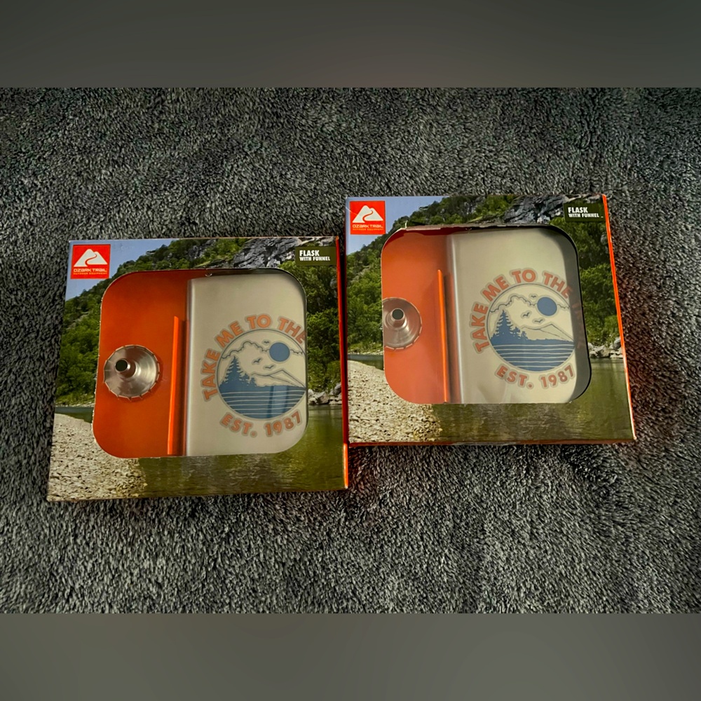 New Set of 2 Flask